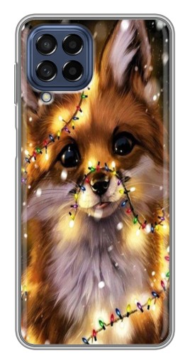 Силиконовый чехол с изображением "Новогодний лесенок" для Samsung Galaxy M53 (5G) (M536B)