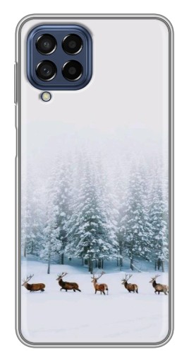 Чехол с печатью "Олени в лесу" для Samsung Galaxy M53 (5G) (M536B)