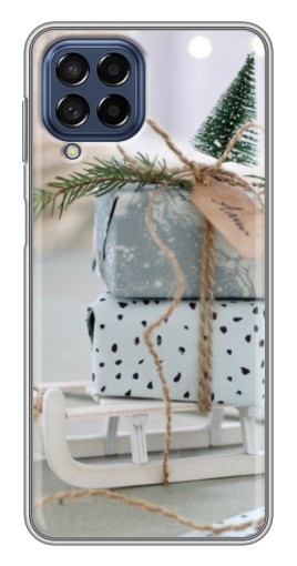 Чехол с печатью "Подарки на санках" для Samsung Galaxy M53 (5G) (M536B)