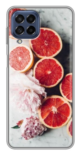 Чехол с принтом "Половинки грейпфрутов" для Samsung Galaxy M53 (5G) (M536B)