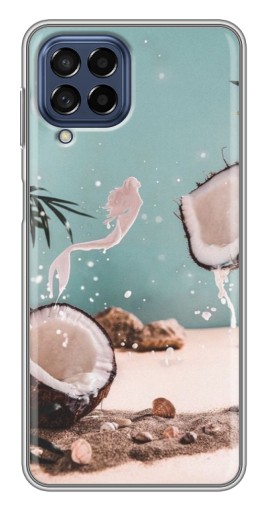 Силиконовый чехол с изображением "Половинки кокоса" для Samsung Galaxy M53 (5G) (M536B)