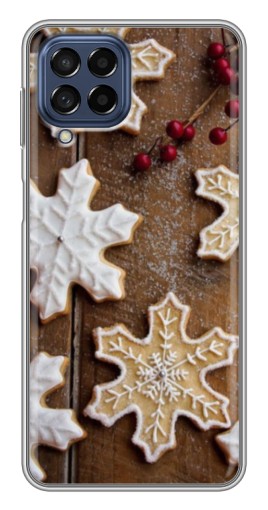 Чехол с печатью "Пряники снежинки" для Samsung Galaxy M53 (5G) (M536B)