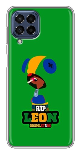 Силиконовый чехол с изображением "RAP Leon" для Samsung Galaxy M53 (5G) (M536B)