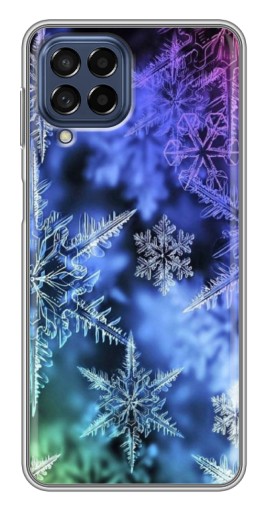 Чехол с печатью "Разноцветные снежинки" для Samsung Galaxy M53 (5G) (M536B)