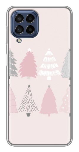 Чехол с печатью "Разноцветные елки" для Samsung Galaxy M53 (5G) (M536B)