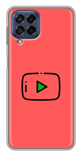 Чехол с картинкой "Рисованная кнопка" для Samsung Galaxy M53 (5G) (M536B)