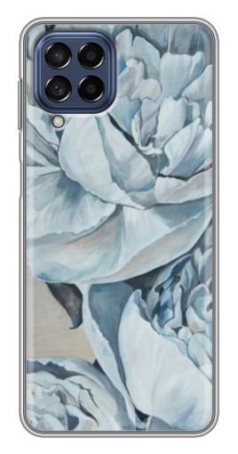 Чехол с принтом "Рисунок пионы" для Samsung Galaxy M53 (5G) (M536B)