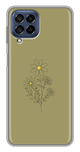 Чехол с картинкой "Рисунок ромашка" для Samsung Galaxy M53 (5G) (M536B)