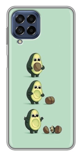 Силиконовый чехол с изображением "Рождение авокадо" для Samsung Galaxy M53 (5G) (M536B)