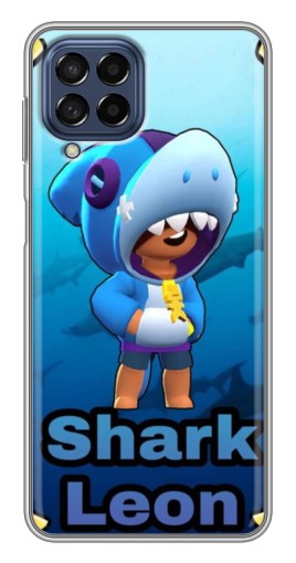 Силиконовый чехол с изображением "Shark Leon" для Samsung Galaxy M53 (5G) (M536B)