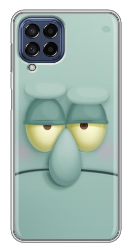 Силиконовый чехол с изображением "Сквидвард" для Samsung Galaxy M53 (5G) (M536B)