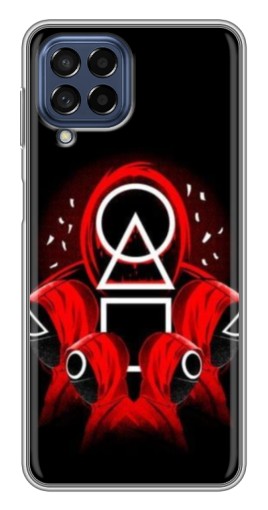 Чехол с принтом "Солдаты с игры кальмара" для Samsung Galaxy M53 (5G) (M536B)