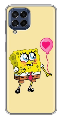 Чехол с печатью "СпанчБоб с шариком" для Samsung Galaxy M53 (5G) (M536B)