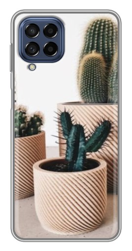 Чехол с печатью "стильные кактусы" для Samsung Galaxy M53 (5G) (M536B)