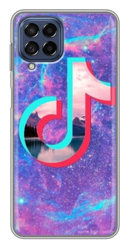 Чехол с принтом "ТикТок мраморный" для Samsung Galaxy M53 (5G) (M536B)