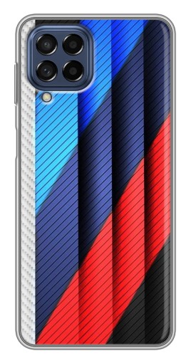 Чехол с картинкой "Цвета лого БМВ" для Samsung Galaxy M53 (5G) (M536B)