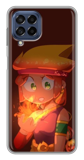 Чехол с картинкой "Удивлённая Амбер" для Samsung Galaxy M53 (5G) (M536B)