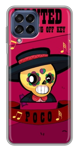 Силиконовый чехол с изображением "WANTED POCO" для Samsung Galaxy M53 (5G) (M536B)