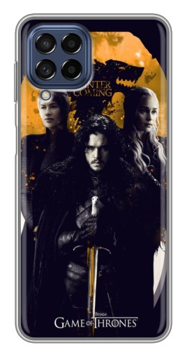 Силиконовый чехол с изображением "Winter Coming" для Samsung Galaxy M53 (5G) (M536B)