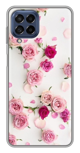 Чехол с картинкой "Яркие розы" для Samsung Galaxy M53 (5G) (M536B)