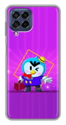Силиконовый чехол с изображением "Яркий пингвин" для Samsung Galaxy M53 (5G) (M536B)