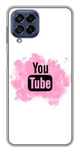 Чехол с картинкой "Ютуб в дыму" для Samsung Galaxy M53 (5G) (M536B)