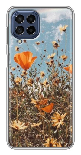 Чехол с принтом "Желтые цветы" для Samsung Galaxy M53 (5G) (M536B)