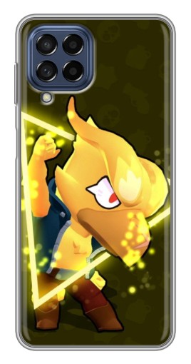 Чехол с картинкой "Золотой Ворон" для Samsung Galaxy M53 (5G) (M536B)