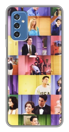 Чехол с печатью "Актеры Друзья" для Samsung Galaxy M52 5G (M526)
