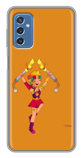 Силиконовый чехол с изображением "Амбер ликует" для Samsung Galaxy M52 5G (M526)