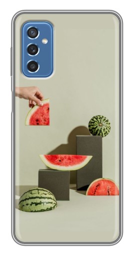 Силиконовый чехол с изображением "Арт Арбузы" для Samsung Galaxy M52 5G (M526)