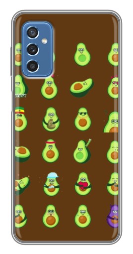 Чехол с печатью "Авокадики" для Samsung Galaxy M52 5G (M526)