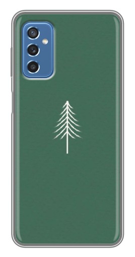 Чехол с принтом "Белая елка" для Samsung Galaxy M52 5G (M526)