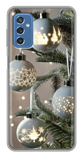 Чехол с печатью "Белые шары " для Samsung Galaxy M52 5G (M526)