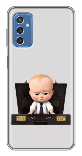 Чехол с печатью "Босс с чемоданом" для Samsung Galaxy M52 5G (M526)