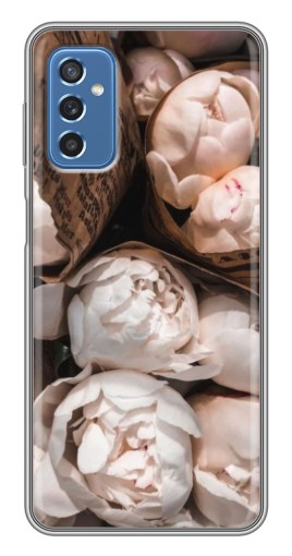 Силиконовый чехол с изображением "Букет пионов" для Samsung Galaxy M52 5G (M526)