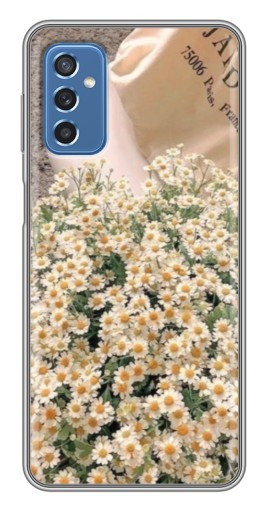 Чехол с картинкой "Букет ромашек" для Samsung Galaxy M52 5G (M526)