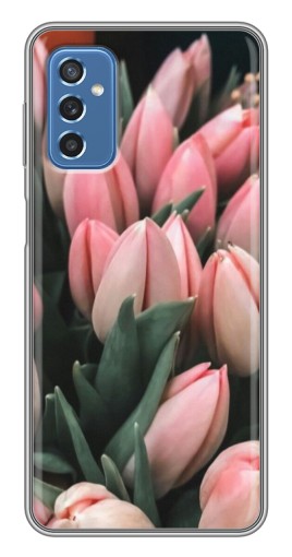 Силиконовый чехол с изображением "Букет тюльпанов" для Samsung Galaxy M52 5G (M526)