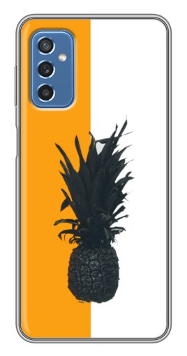 Чехол с картинкой "Черный Ананас" для Samsung Galaxy M52 5G (M526)