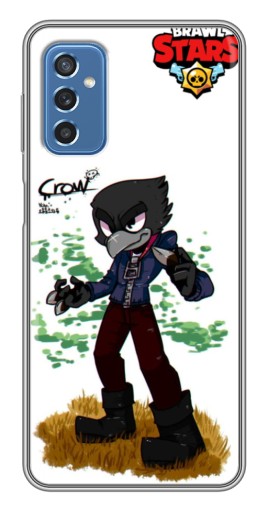 Чехол с печатью "Crow" для Samsung Galaxy M52 5G (M526)