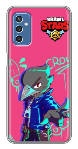 Силиконовый чехол с изображением "Crow Asassin" для Samsung Galaxy M52 5G (M526)