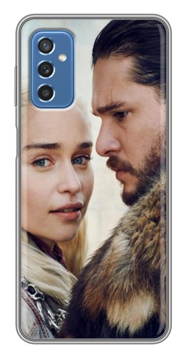 Силиконовый чехол с изображением "Дейнерис и Сноу" для Samsung Galaxy M52 5G (M526)