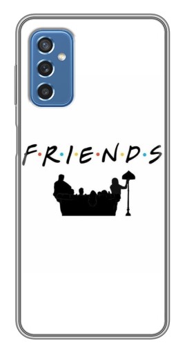 Чехол с картинкой "Друзья на диване" для Samsung Galaxy M52 5G (M526)