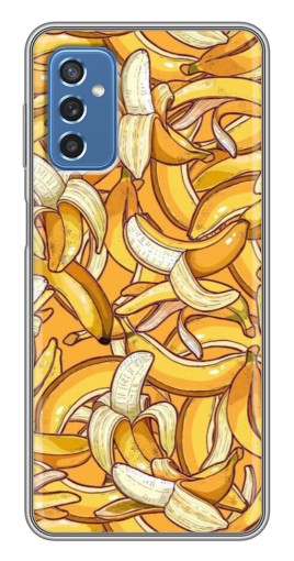Чехол с принтом "Фон бананов" для Samsung Galaxy M52 5G (M526)