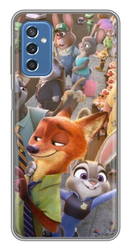 Силиконовый чехол с изображением "Герои Зверополис" для Samsung Galaxy M52 5G (M526)
