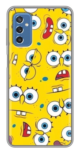 Чехол с картинкой "Глаза Спанч-Боба" для Samsung Galaxy M52 5G (M526)