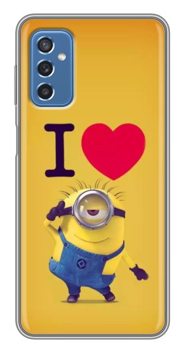 Чехол с печатью "I Love Minion" для Samsung Galaxy M52 5G (M526)