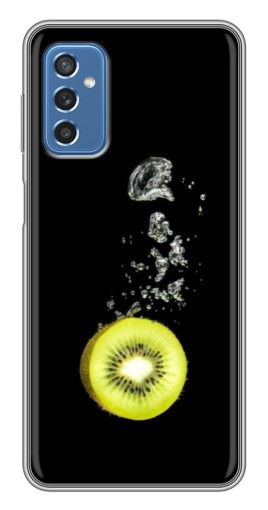 Чехол с картинкой "Киви на черном" для Samsung Galaxy M52 5G (M526)