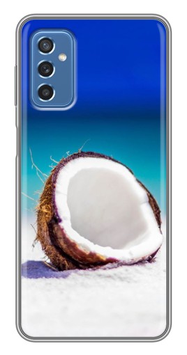 Чехол с принтом "Кокос на пляже" для Samsung Galaxy M52 5G (M526)
