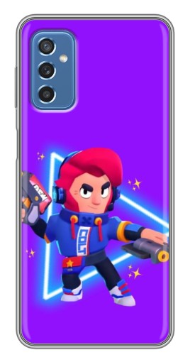 Силиконовый чехол с изображением "Кольт в наушниках" для Samsung Galaxy M52 5G (M526)
